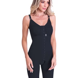 Modelador Pós-Cirúrgico C/ Pernas - Biobela 1601 Preto