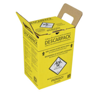 Coletor para Material Perfurocortante 3 L - Descarpack