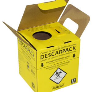 Coletor para Material Perfurocortante 1,5 L - Descarpack