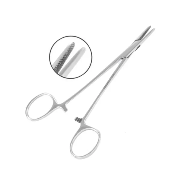 Porta Agulha Mayo Hegar em Aço Inox 14cm - ABC